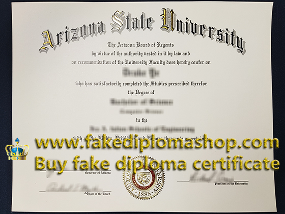 Fake ASU degree