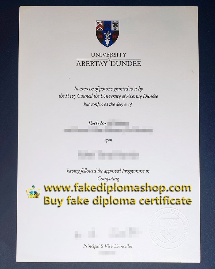 Abertay University Bachelor degree