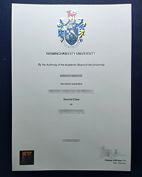 Birmingham City University degree design, BCU diploma for sale