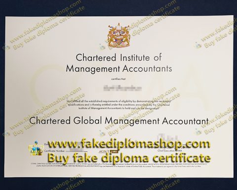 CIMA CGMA certificate, buy CIMA certificate right now