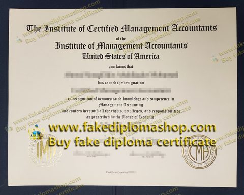 Premium fake CMA certificate, buy a fake CMA certificate