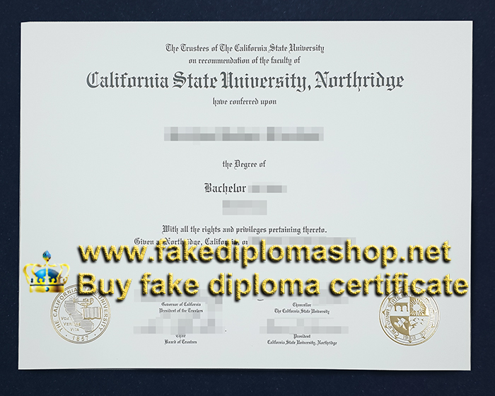 CSUN diploma, California State University Northridge diploma