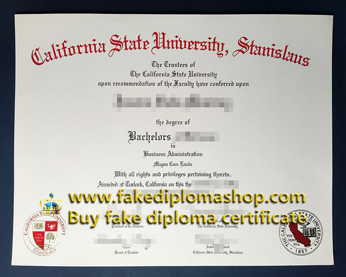 CSUS diploma, California State University, Stanislaus degree 