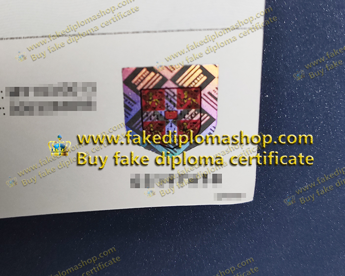 Cambridge IGCSE certificate hologram