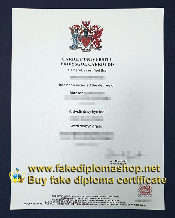 Cardiff University diploma