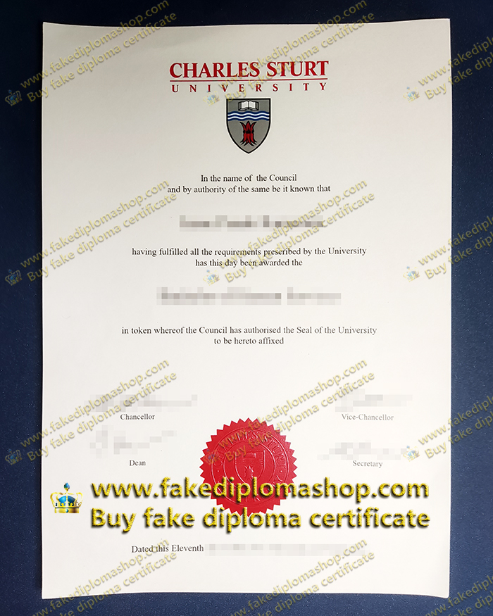 Charles Sturt University diploma