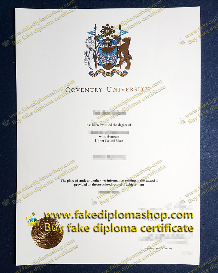 Coventry University fake degree