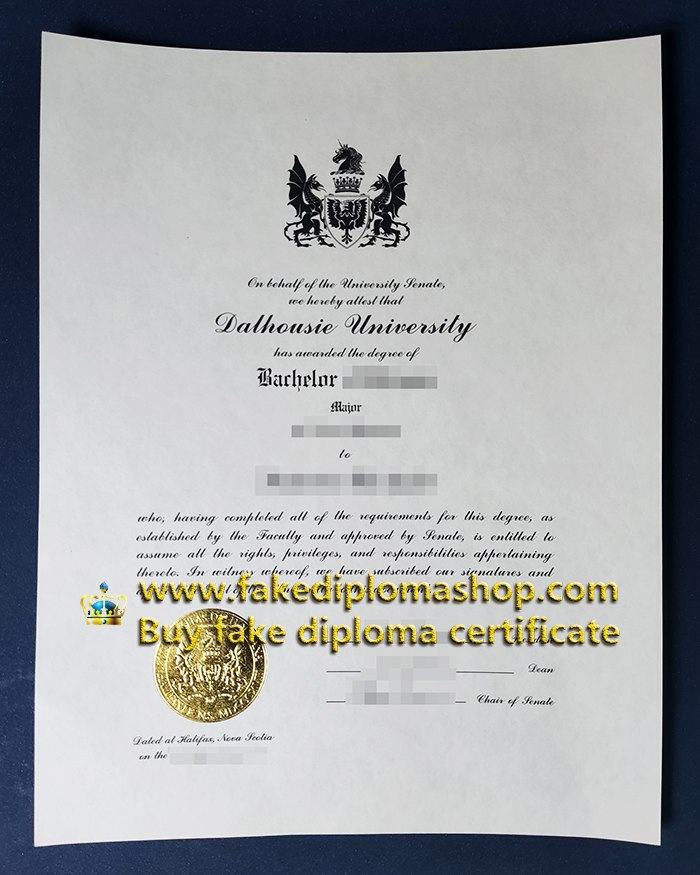 Dalhousie University degree of Bachelor