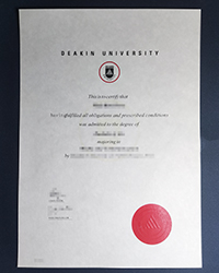 Deakin University diploma, buy fake diploma certificate of Deakin University