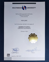 I could use Malaysia Multimedia University diploma of Master, buy an MMU diploma