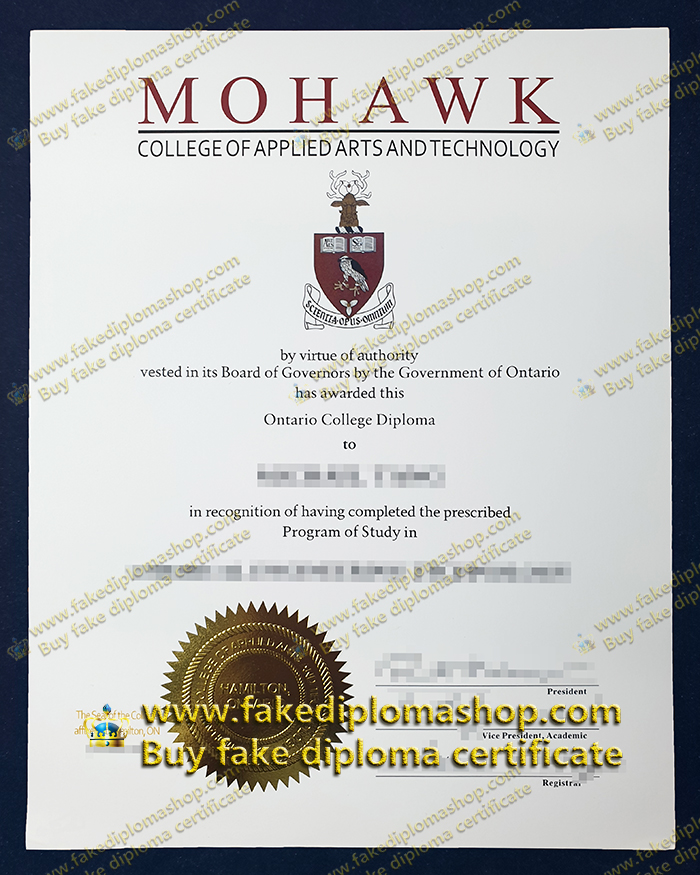 Mohawk College diploma