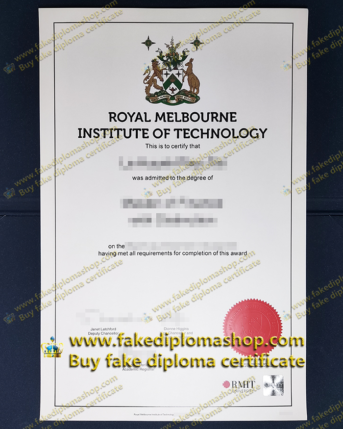 RMIT diploma, RMIT University diploma of Master