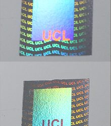 Real Hologram, printing on the paper!