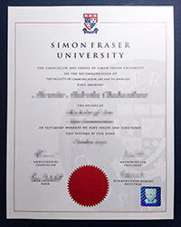 SFU fake degree, buy fake Simon Fraser University diploma and transcript