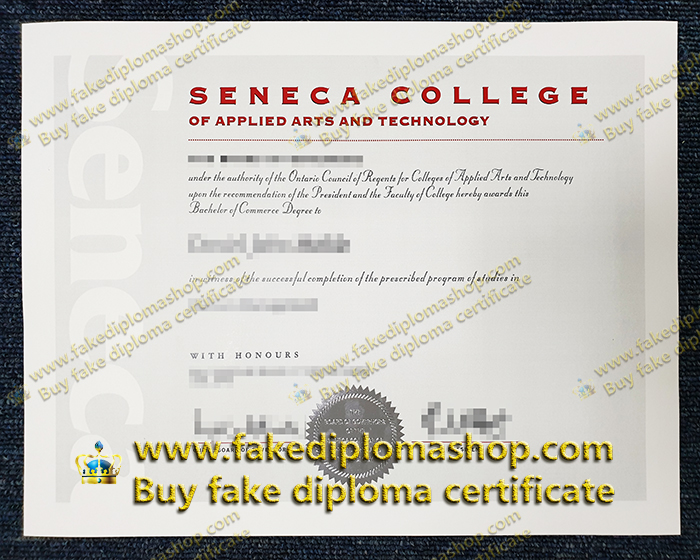 Seneca College diploma