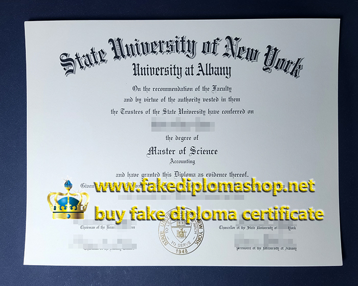 State University of New York at Albany diploma, SUNY Albany diploma