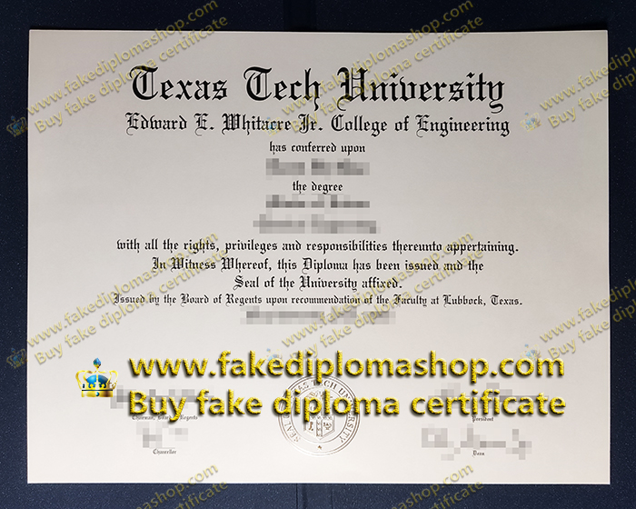 TTU Fake Degree, Texas Tech University Degree