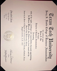 Texas Tech University diploma, buy fake diploma and transcript online is so easy