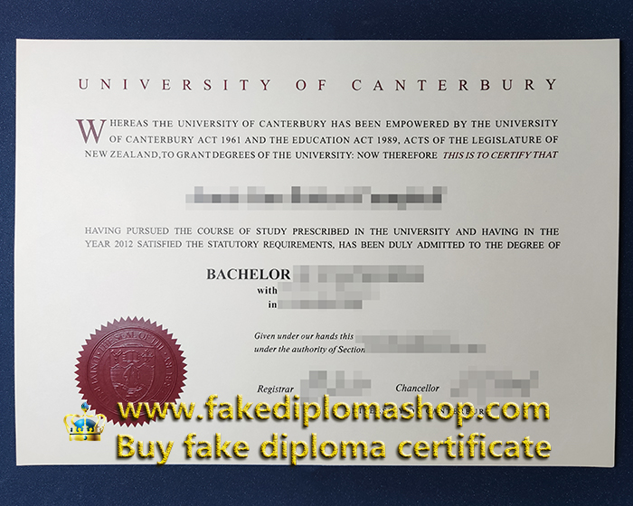 Canterbury University degree, University of Canterbury degree, UC diploma of Bachelor
