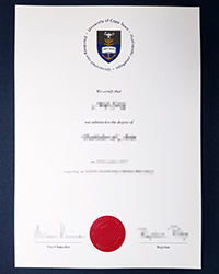 University of Cape Town diploma, buy a fake UCT degree of Bachelor online