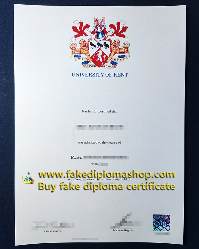 fake Kent University diploma, fake UKC degree