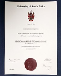 UNISA diploma of old edition, University of South Africa fake degree