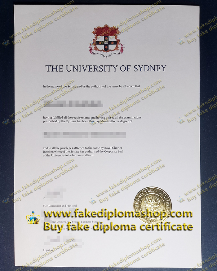 USYD diploma, University of Sydney diploma