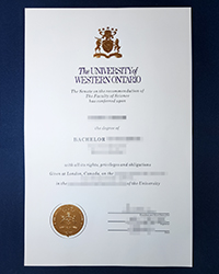 Fake University of Western Ontario diploma, buy fake UWO degree