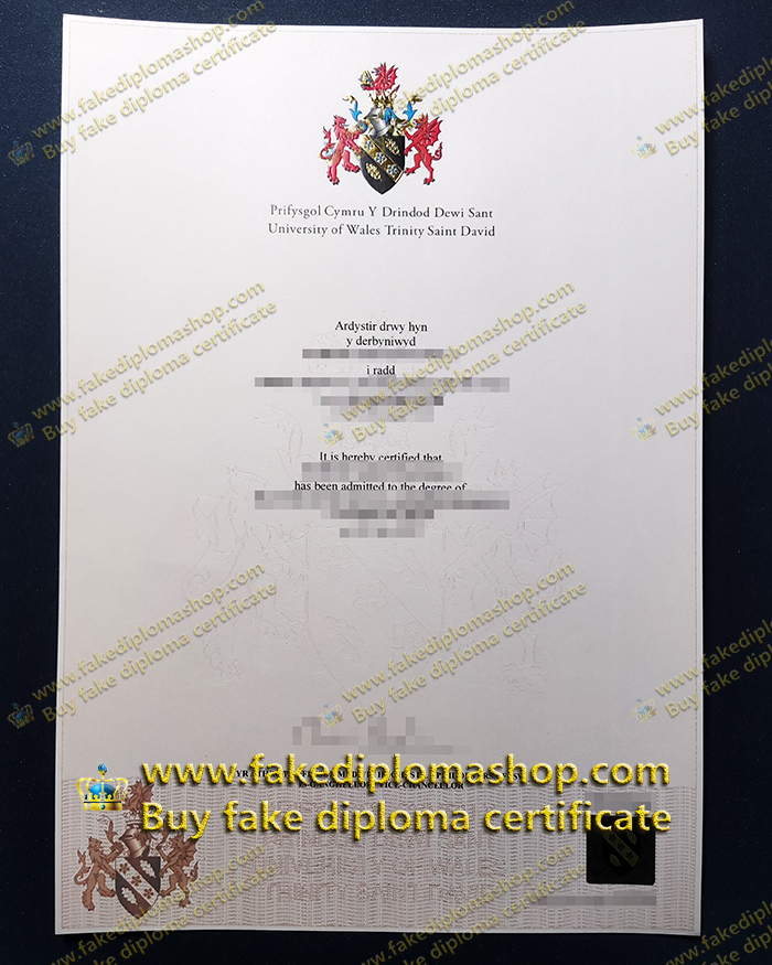 fake UWTSD diploma, University of Wales Trinity Saint David diploma