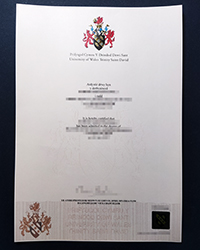 Buy fake UWTSD diploma online, University of Wales College of Saint David degree