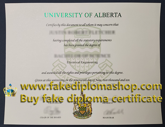 University of Alberta degree