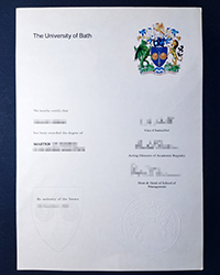 Buy fake University of Bath diploma of Master in South Gloucestershire