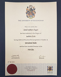 Buy University of Buckingham diploma of new edition, buy fake England University diploma