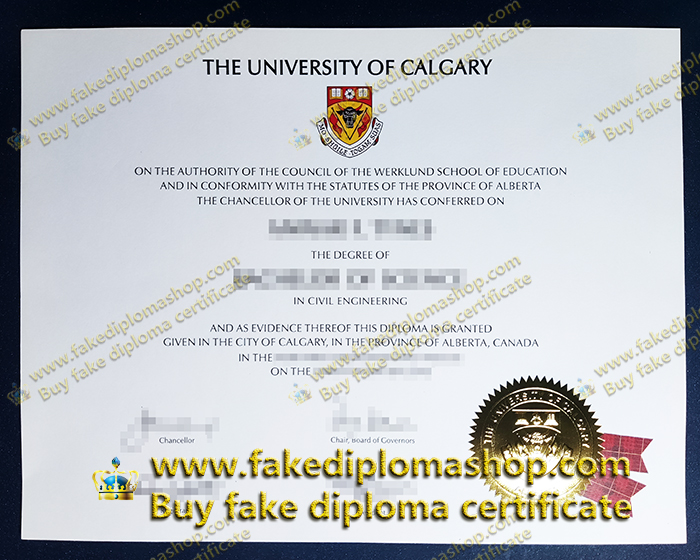 University of Calgary diploma