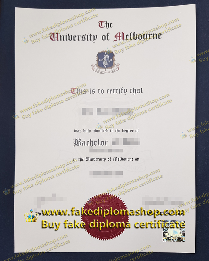 University of Melbourne degree of Bachelor