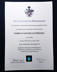 University of Nottingham diploma, buy fake diploma and transcript in England