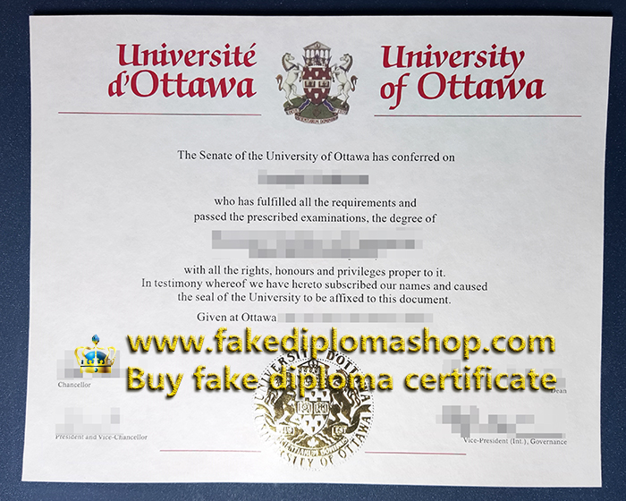 University of Ottawa diploma