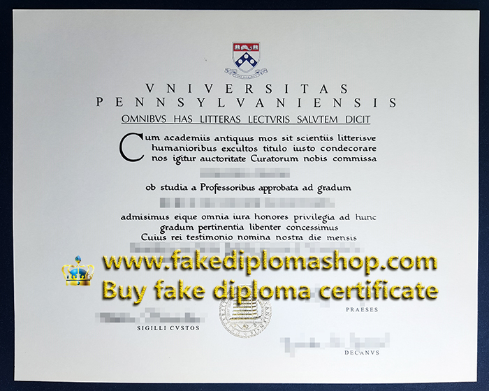 Fake University of Pennsylvania degree