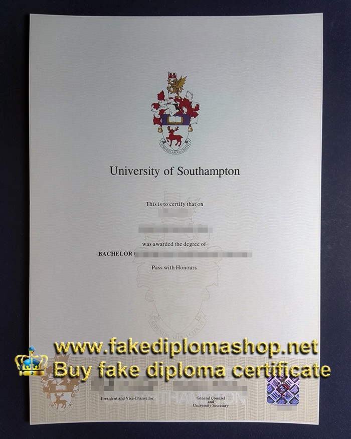 University of Southampton diploma