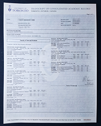 University of Toronto transcript, buy fake diploma and transcript of University of Toronto