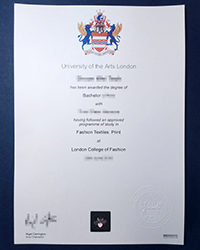 University of the Arts London degree of Bachelor, buy fake USL Bachelor diploma and transcript