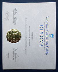 How long to get a fake VCC diploma, Vancouver Community College diploma online?