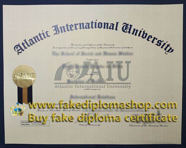 AIU degree Atlantic International University degree