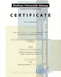 Bauhaus-Universität Weimar certificate, Order a fake Bauhaus-Universität Weimar diploma