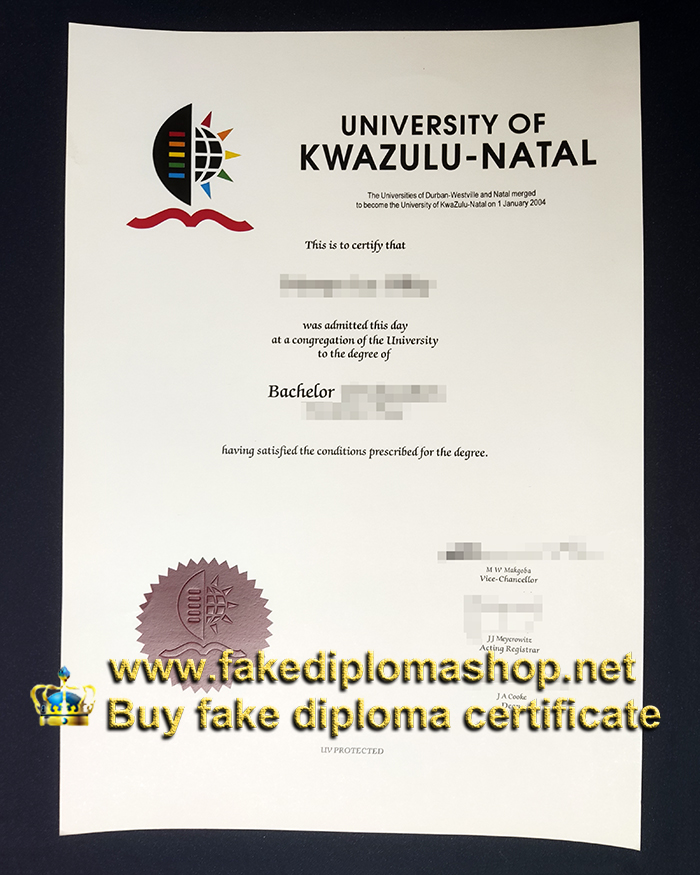 UKZN diploma, University of KwaZulu-Natal degree