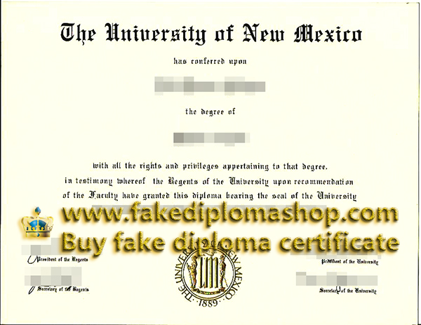 University of New Mexico degree