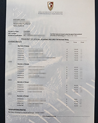 AUT transcript, buy a fake Auckland University of Technology transcript