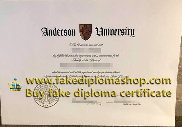 Anderson University degree