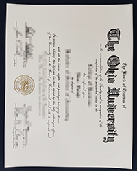 Ohio University degree, Order a fake Ohio University diploma in the USA