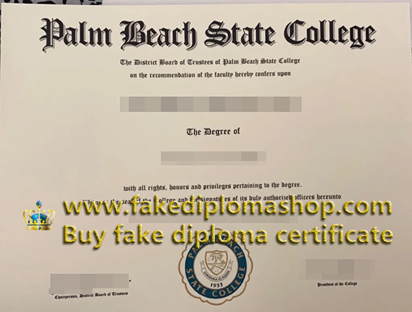 Palm Beach State College degree